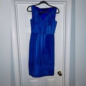 Beautiful fitted Tahari dress. Very flattering.